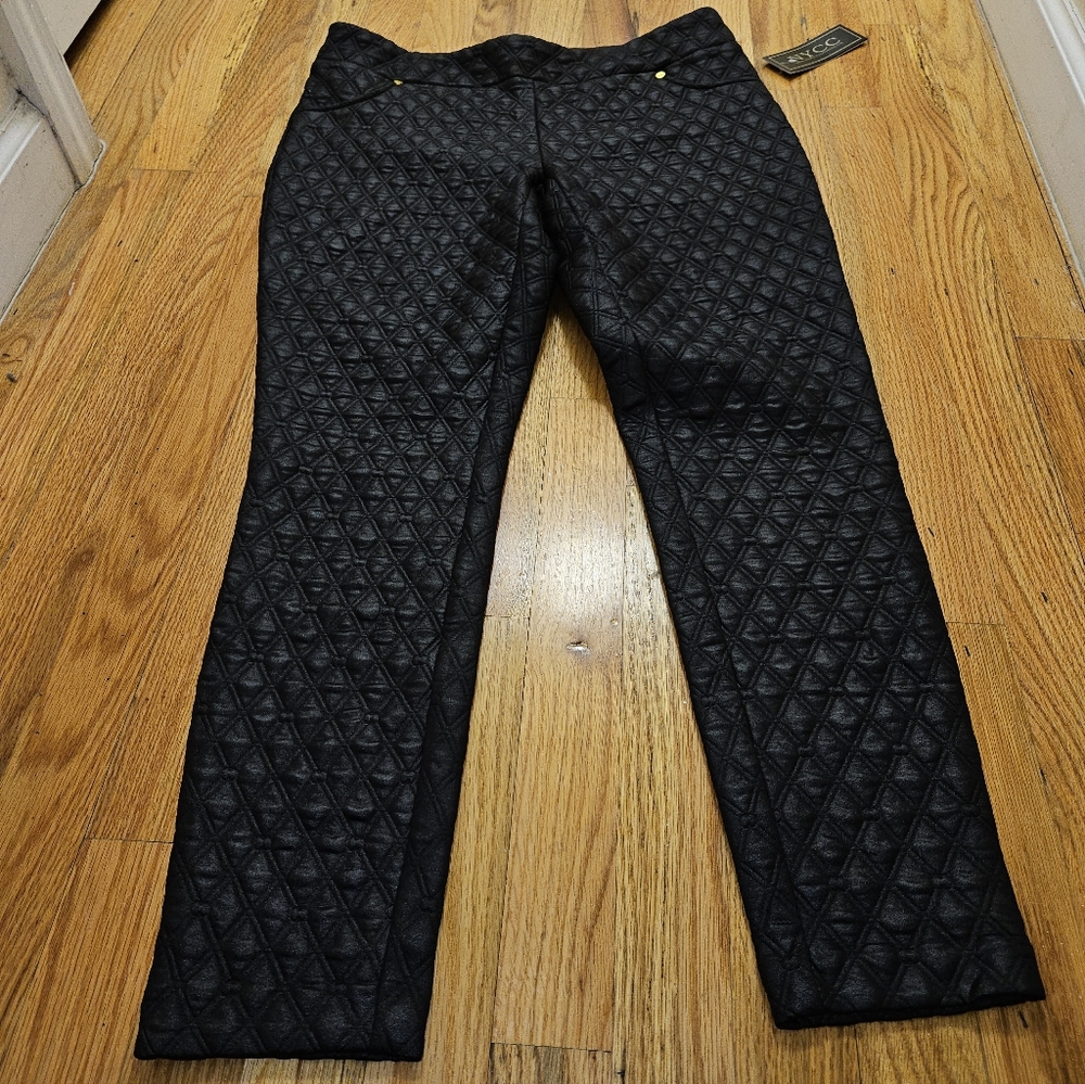 NYC Black Quilted Leggings